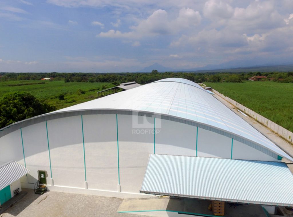 Atap uPVC Rooftop untuk Proyek Pabrik Alat Medis