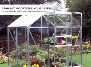 atap pvc rooftop single layer untuk perkebunan