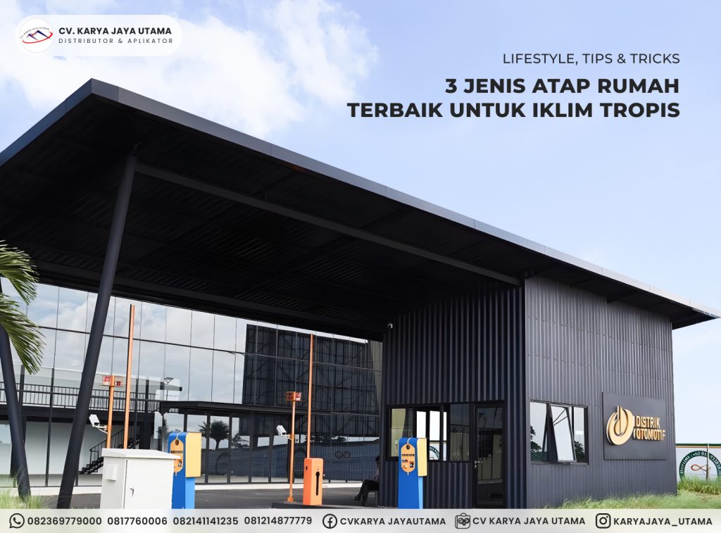 Atap upvc rooftop fx untuk aplikasi cladding dan atap bangunan
