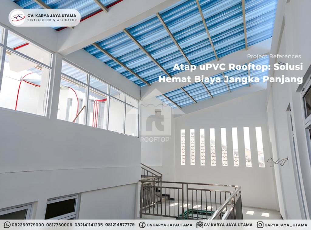atap upvc rooftop untuk proyek hunian